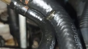 kia sportage 2. шланг гур 15 мм. потек