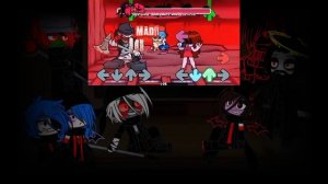 Реакция Madness Kombat(Гёрфренд(из ф.н.п.ф), Скай и Бф. моя АУ/АВ) на LOCKJAW.