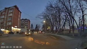 Видеорегистратор Kenshi K101 - пример записи вечером