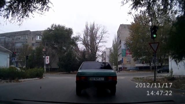 Тест видеорегистратора Texet DVR 500 HD.Пасмурный день. смотреть онлайн