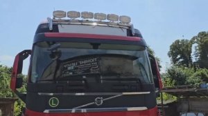 Led Тримач фар + 6 фар на дах для Volvo FH16 (2012+) (Код: 14713)