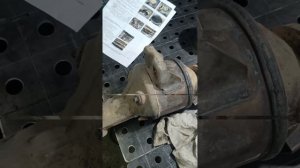 Установка ремонтного катализатора в место пламегасит