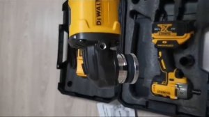 Набор аккумуляторный ушм + гайковерт DeWalt