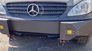 Изготовление переднего силового бампера для Mercedes Vito