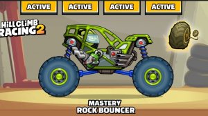 Hill Climb Racing 2 - New Mastery ROCK BOUNCER 😍 Unlocked and Fully Upgraded GamePlay