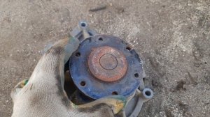 Как снять помпу MAN TGX
