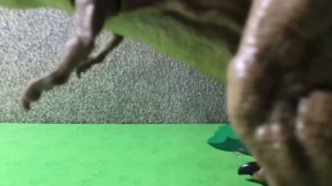 Барионикс vs тиранозавр рекс/стоп моушен анимация