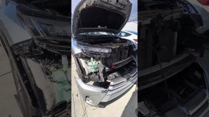 Заменил штатные фары на Led Toyota Highlander