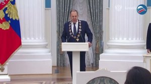 Сергей Лавров удостоен ордена Святого апостола Андрея Первозванного