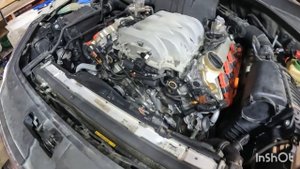 Ауди Q7 замена сальника коленвала, но !