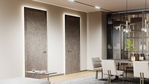 Межкомнатная дверь Nuovo на коробе Front Wall Complanar