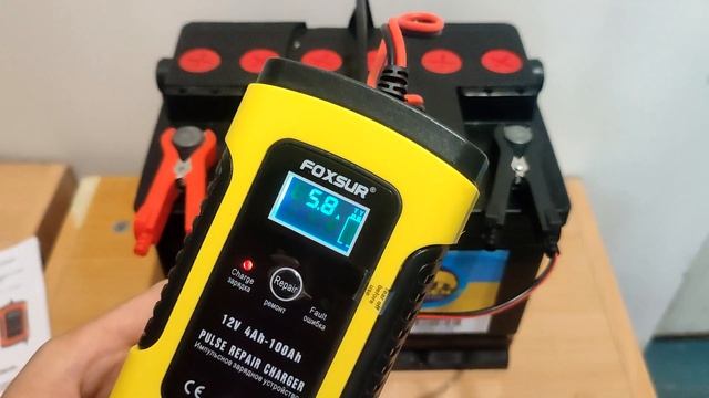 Зарядное устройство FOXSUR 12v 5A смотреть онлайн