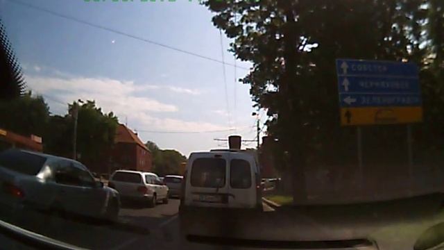 Видеорегистратор CarCam p5500 Калининград пример день смотреть онлайн