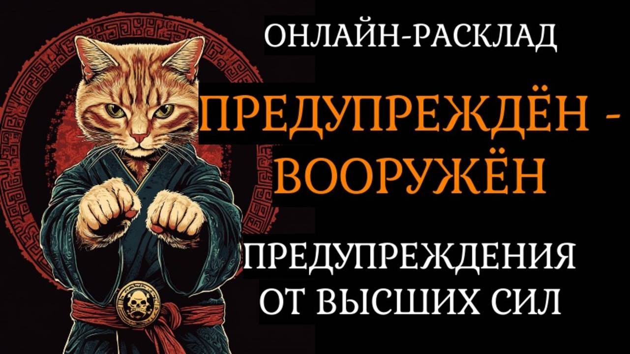 ПРЕДУПРЕЖДЁН - ВООРУЖЁН! ОНЛАЙН-РАСКЛАД ТАРО