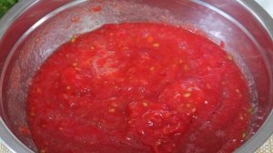 Аджика из помидоров без варки