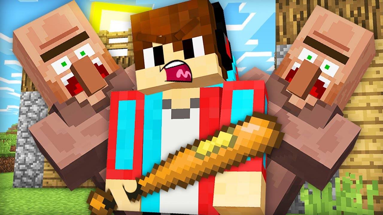 Я ЗАСТУПИЛСЯ ЗА ЖИТЕЛЕЙ В МАЙНКРАФТ   Компот Minecraft