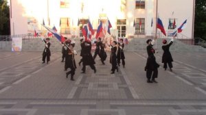 флешмоб Живой флаг России