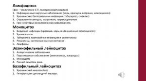 Патология белой крови