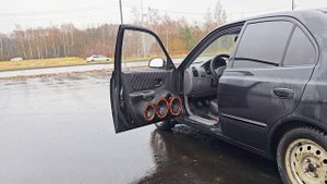 Установка динамиков Gryphon Pro 200 Midbass от DL Audio в двери Hyundai A