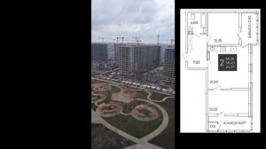 Обзор двухкомнатной квартиры в Краснодаре жилой комплекс Образцово