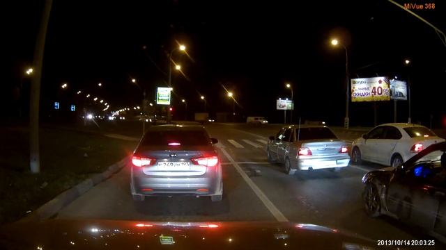 MITAC MiVue 368 ночная съёмка. смотреть онлайн