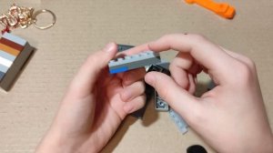 Собрал нож танто из лего.