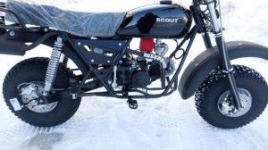 Автоматический СТРИЖ. Мотоцикл СКАУТ-8 Стриж (Ижтехмаш