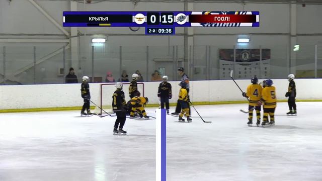 ХК Крылья /Лобня/ - ХК Атлант /Мытищи/. ПМО 2011 г.р. смотреть онлайн