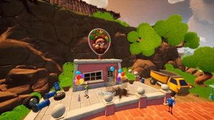 как пройти задание любопытный сосед в goat simualtor 3 DLC multiverse of nonsense