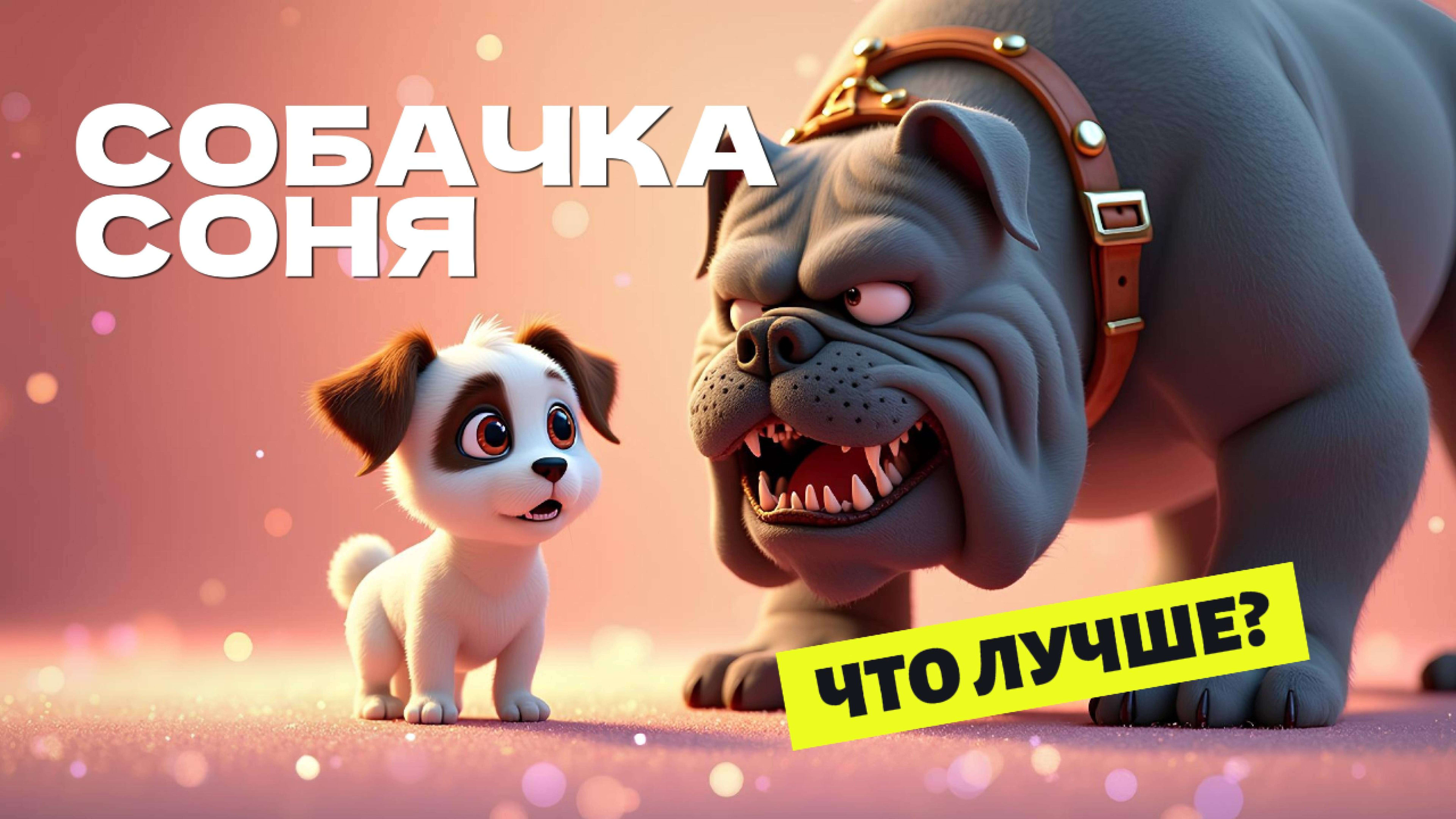Что лучше? | Умная собачка Соня — мультфильм для детей🐶