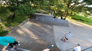 как сделать брай на самокате