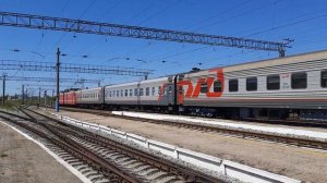 ВЛ10-1888 С ПЕРВЫМ В 2025 ПОЕЗДОМ САНКТ-ПЕТЕРБУРГ - ЕВПАТОРИ
