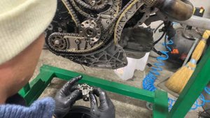 Причина  стука цепи 3.0 tdi CDU