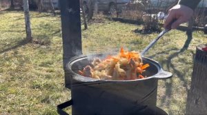 ГОТОВИМ ПЛОВ В КАЗАНЕ 🍚 | Рецепт самого вкусного плов?