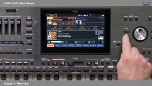 Руководство Korg Pa5X, часть 9. Запись