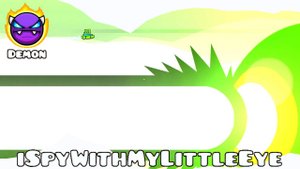 Geometry Dash. Прохожу уровень под названием iSpyWithMyLittldEye