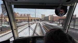 Путешествие по Гданьску: Взгляд из кабины трамвая в 4К