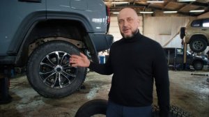 Установка 32-х колёс на Tank 300