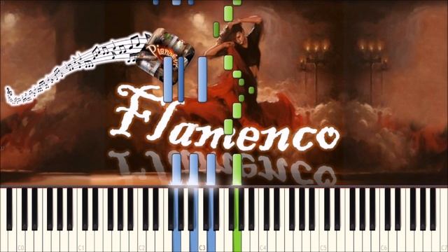 Фламенко (Гиллок) / W.Gillock - Flamenco (piano tutorial) [НОТЫ + MIDI]