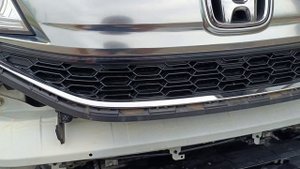 Honda Stepwgn установка сетки в бампер