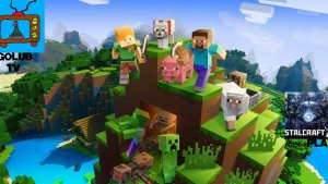 играем с жекой в (minecraft)