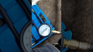 Замер давления топливной системы в ВАЗ 2107i 2010г.в.