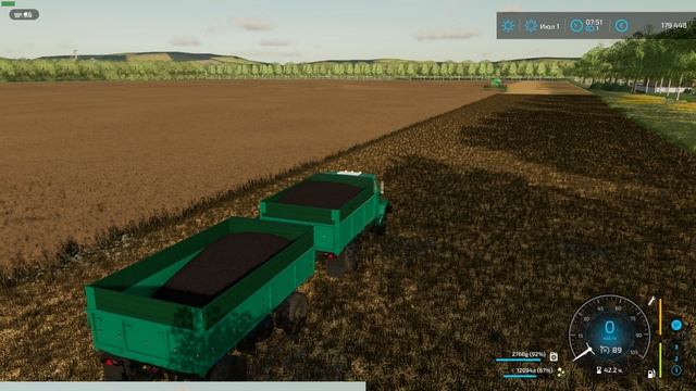 FS 22    Сельхоз  войска #22   Молотим  рапс .                карта  Краснополье .