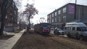 "Просто трамваи" в центре Ижевска | Изменённый график д