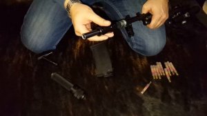 Сайга 410 с ПБС  ( имитацией глушителя )