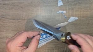 Складной нож, сталь cpm s125v, больстер тимаскус,  накладки