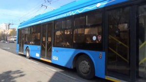 Троллейбус Тролза-5265.02 «Мегаполис» борт 0034 по маршрут?