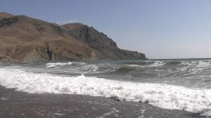 Мыс Меганом.Бухта Капсель.Волнение моря.