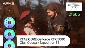Тест видеокарты KFA2 CORE GeForce RTX 5080 Black в Clair Obscur: Expedition 33 | 2160p (4K)