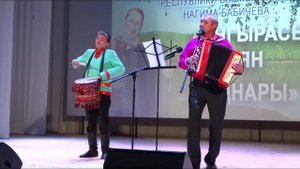 ТАКМАК-ВЛАК в исп. Руслана Янситова, на барабане - сын Тимур. Видео Василия Хайбуллина